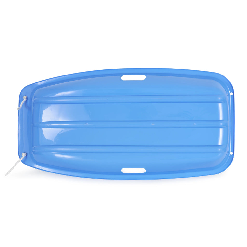Blue Plastic Toboggan Snow Sled (2 Pack) M51631
