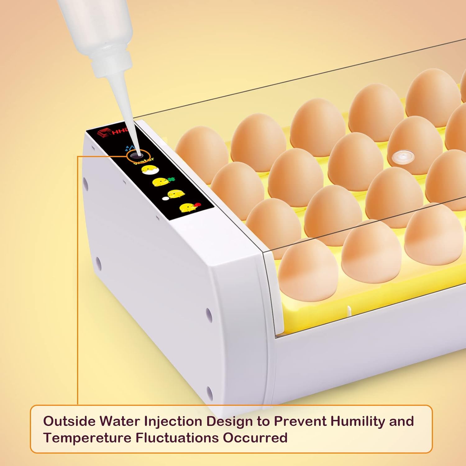 24 Eggs Incubator with Automatic Egg Turning L6958