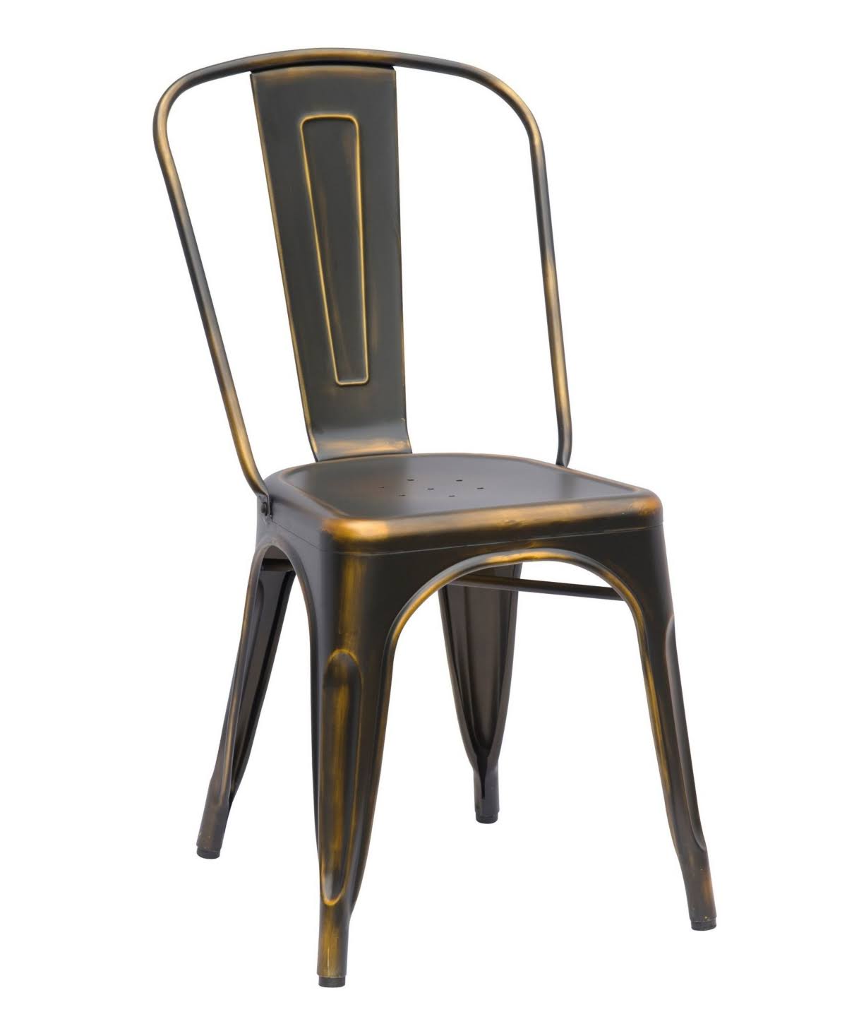 Yellow Galvanized Steel Side Chair (Set of 4) V69489