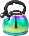 Rainbow Whistling Tea Kettle Stainless Steel 3.2 Quart O1543