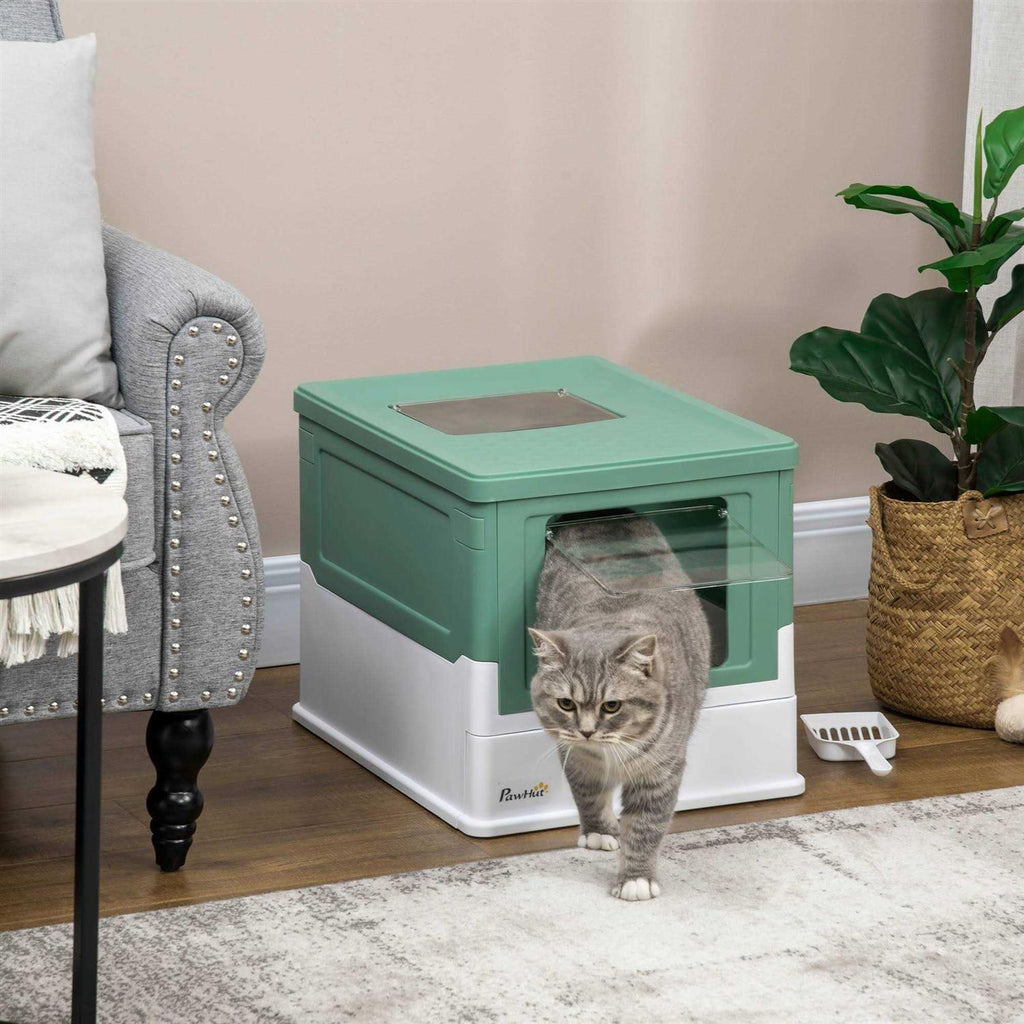 Fully Enclosed Cat Litter Box with Front Entry P24134
