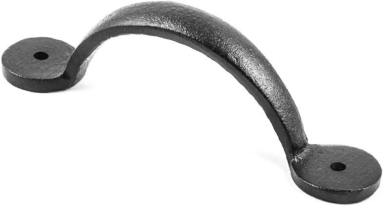 Black Wrought Iron Cabinet Drawer Handle Pack Of 12 S810423