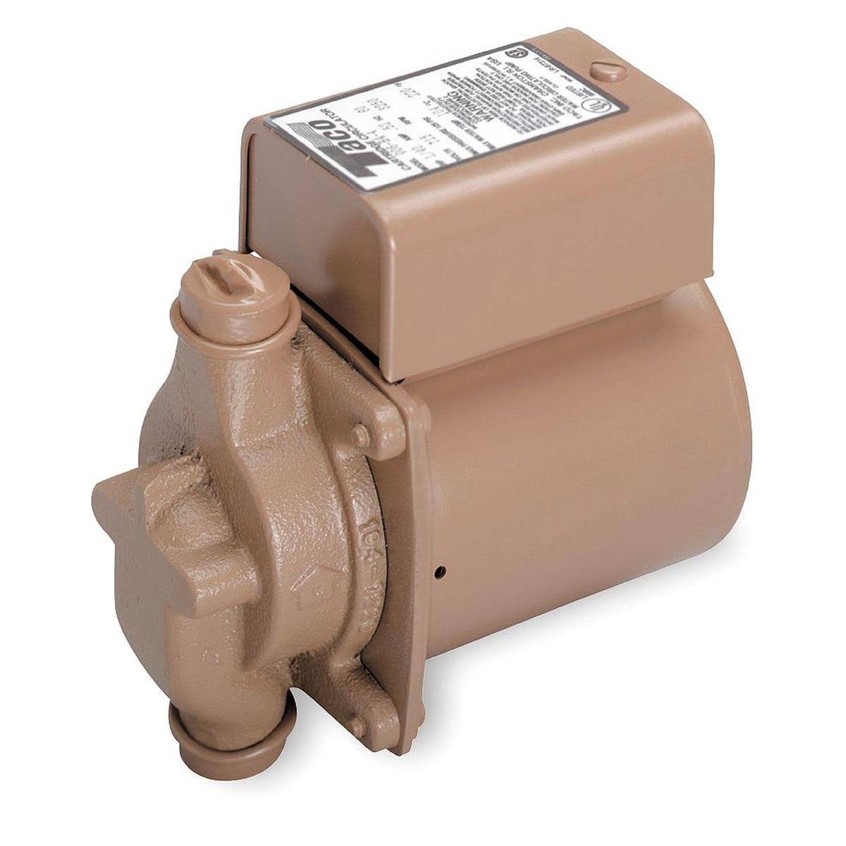 Hot Water Circulator Pump, 1/40 HP, 230V C909150