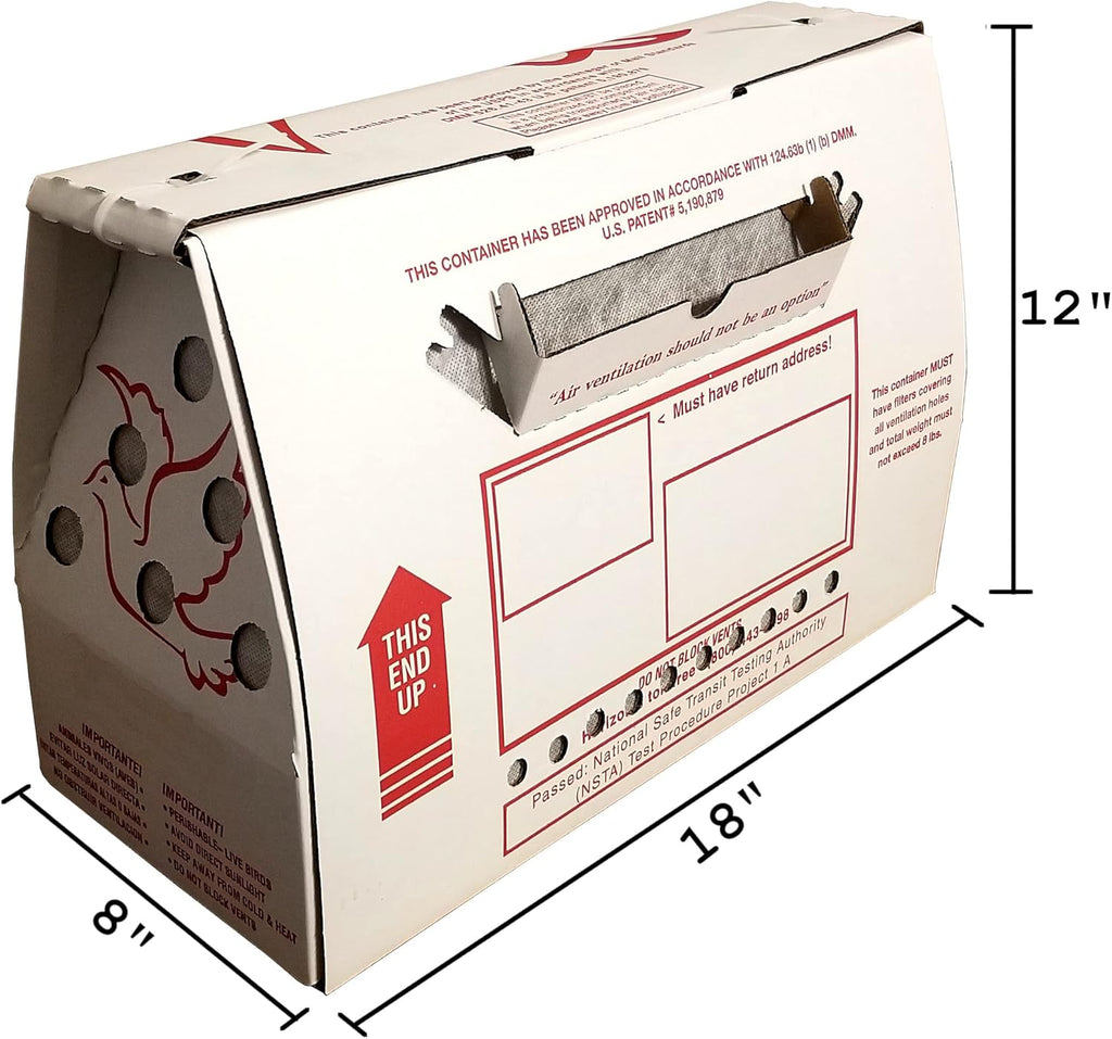 Vented Chicken Shipping Boxes (4 Pack) P1262