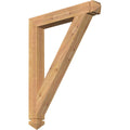 Traditional Arts & Crafts Smooth Bracket, Western Red Cedar R1097