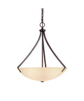 Burnished Bronze 3 Light Pendant F69269
