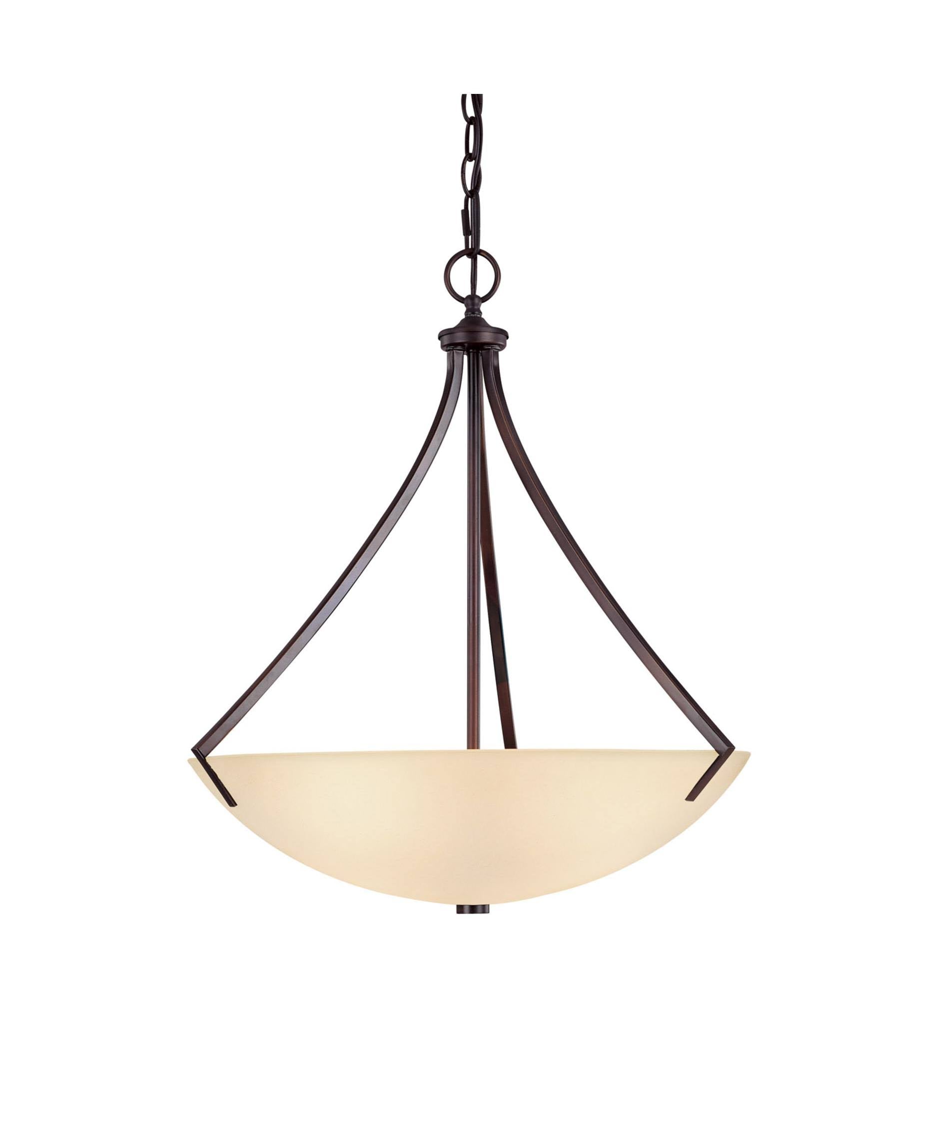Burnished Bronze 3 Light Pendant F69269