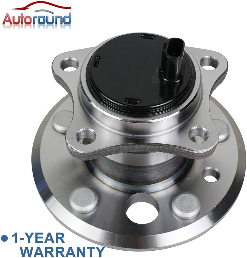 Wheel Hub and Bearing Assembly for Toyota Camry, Highlander, Avalon, Solara, Lexus ES300, ES350, ES330, 2001-2012 5 Lug w/ABS R257