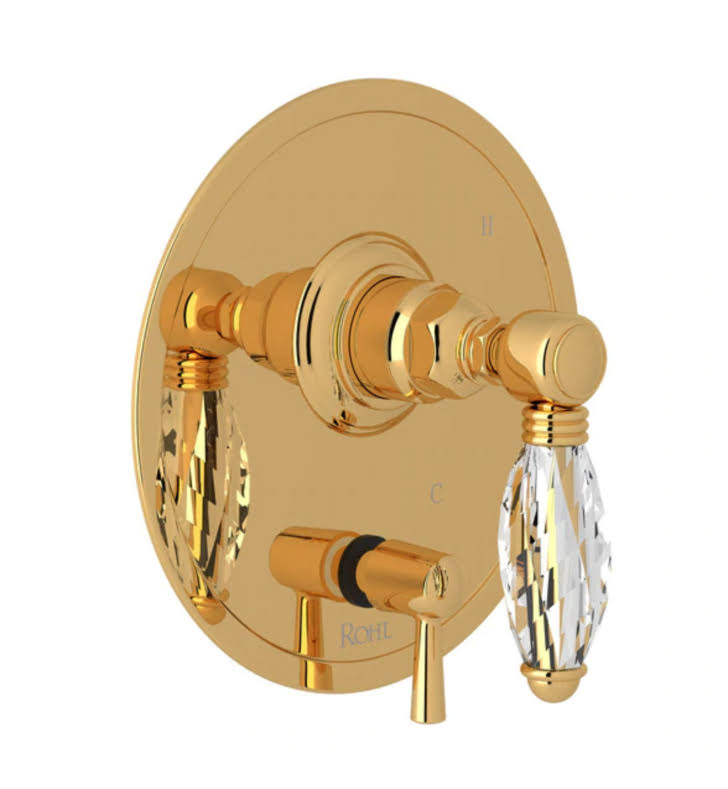Tuscan Brass Pressure Balance Trim with Diverter G510