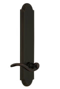 Timeless Bronze Tall Plate Privacy Lever X678