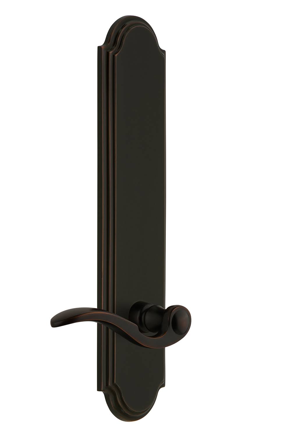 Timeless Bronze Tall Plate Privacy Lever X678
