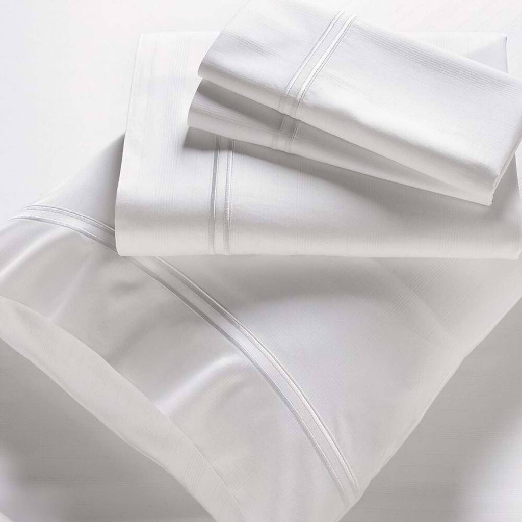 Queen White Bamboo Sheets J7455