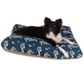 Navy Blue Large Rectangle Dog Bed R6960