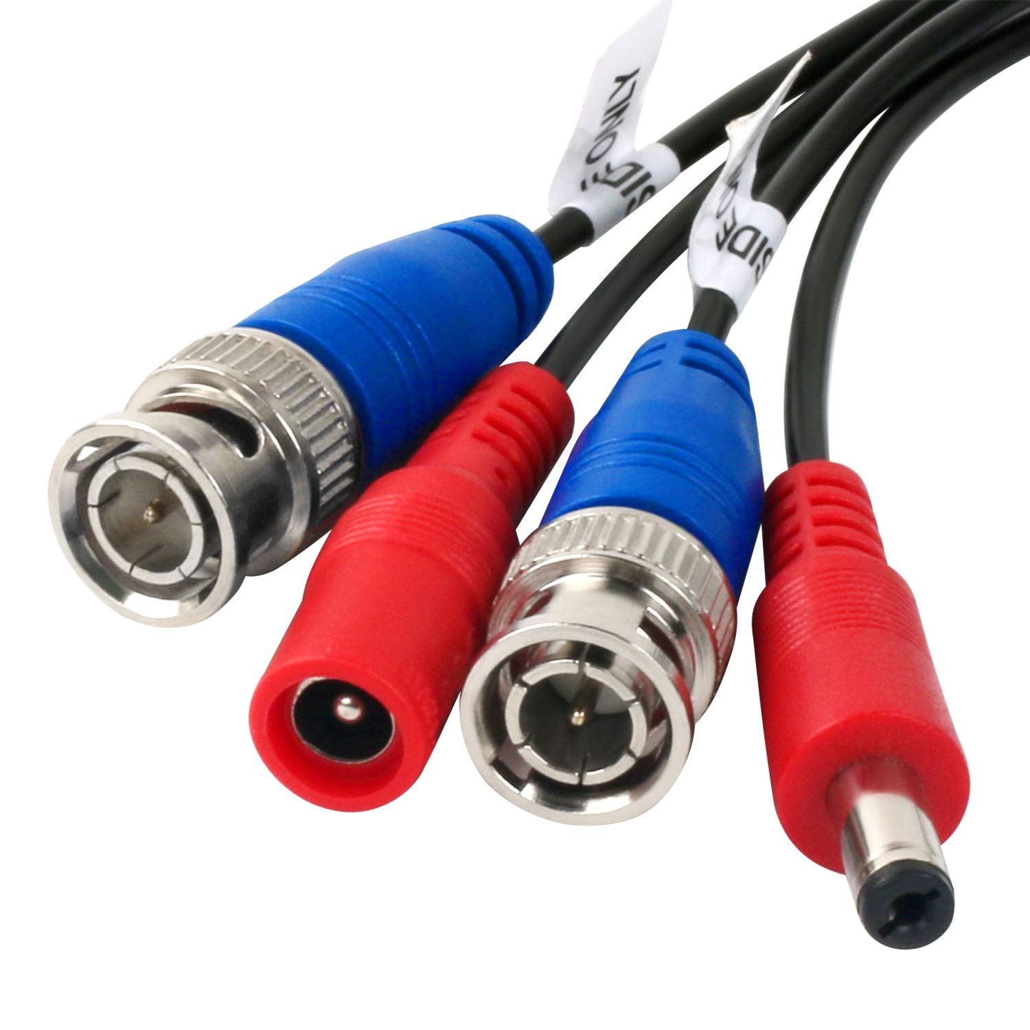 4 Pack 200 Feet BNC Video Power Cable Wire for CCTV Camera DVR Surveillance System K16374