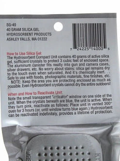 6 Pack Silica Gel Desiccant X400