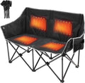 Heated Double Folding Camping Chair Z860297