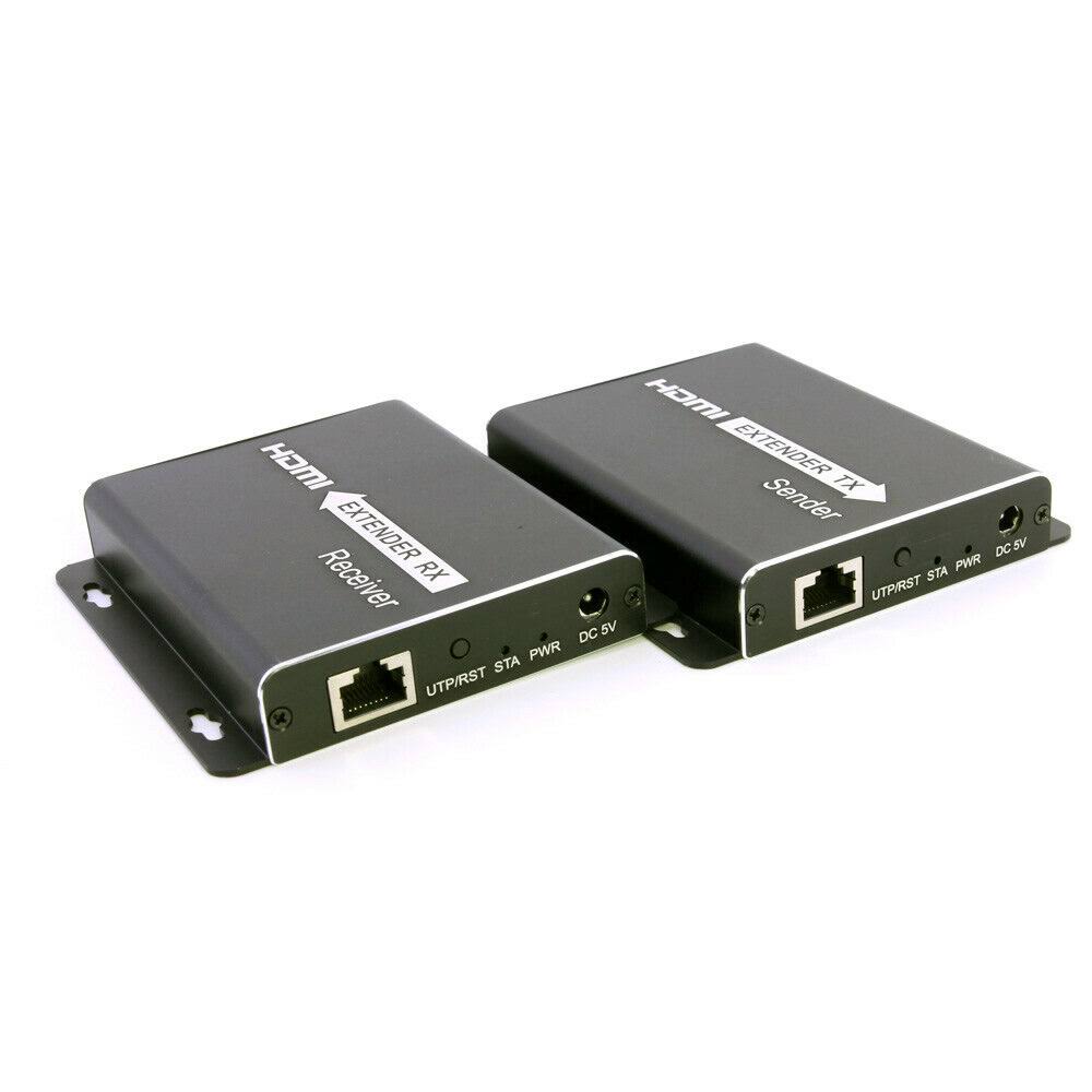 HDMI 1080p 120m Extender Over Ethernet LAN Cat5e Cat6 Network Cable 400ft T5470