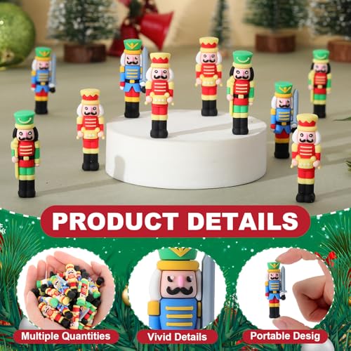 60 Pcs Mini Christmas Nutcrackers Figures T1809
