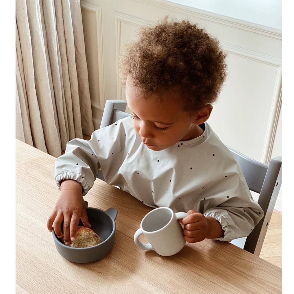 2-Pack Merle Cape Bibs Classic Dot One Size Grey B209252