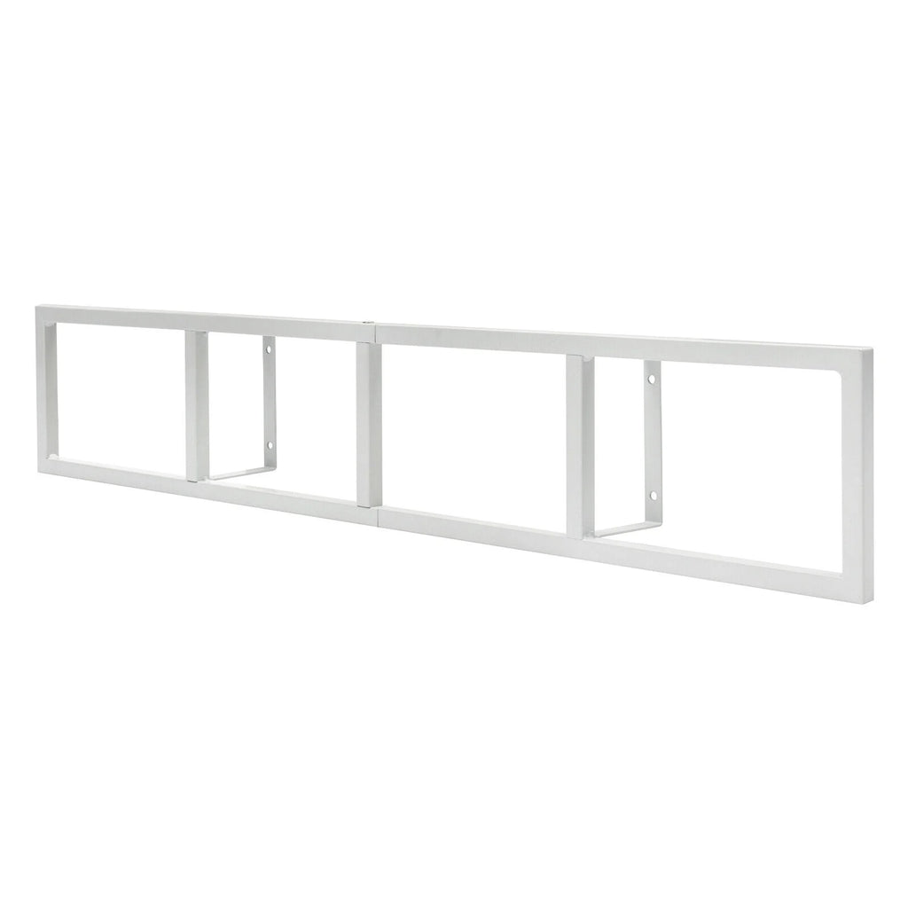 3Pcs White Metal CD DVD Media Storage Rack L172