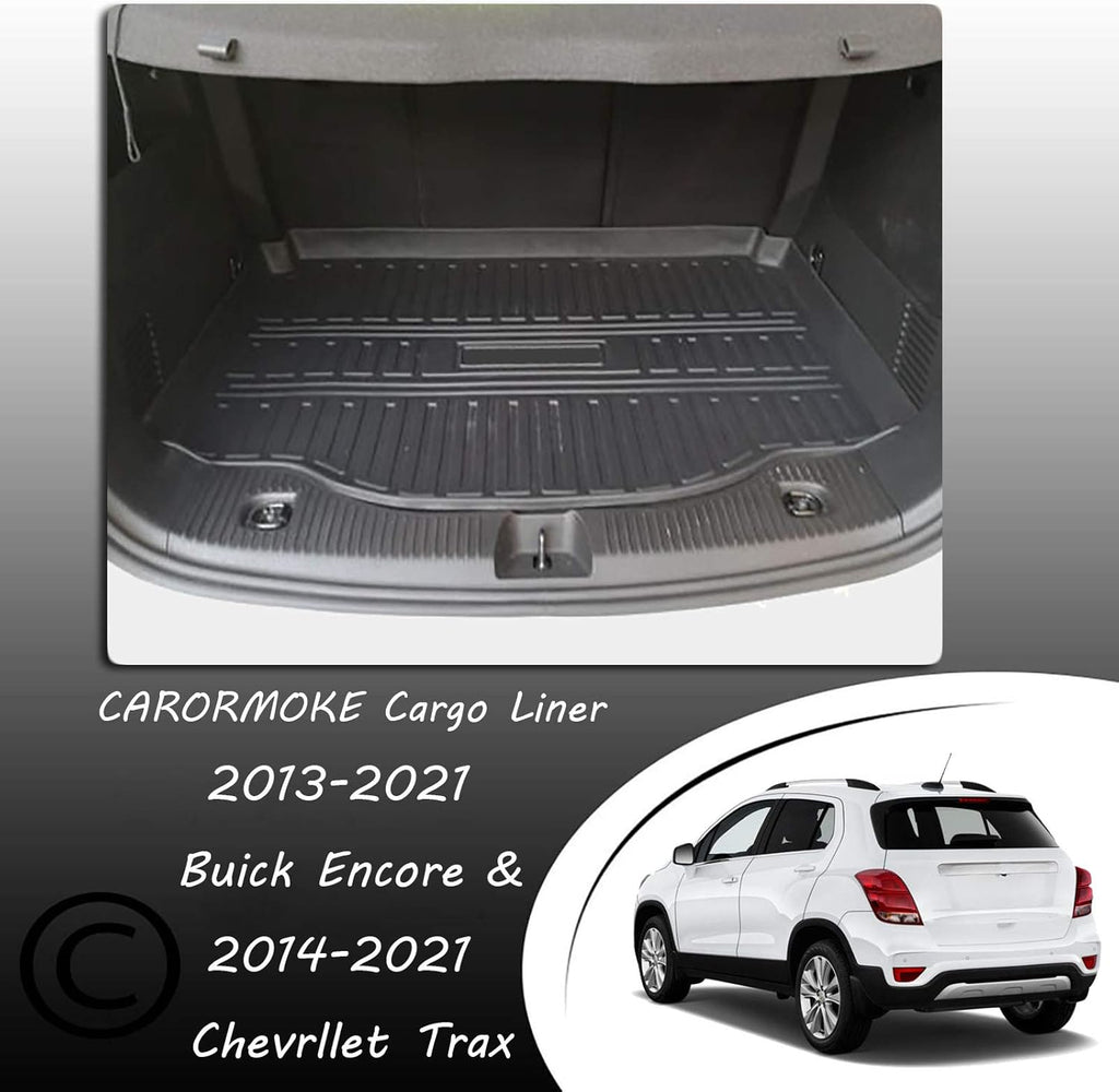 Black Cargo Liner Trunk Mat Cargo Tray V3851