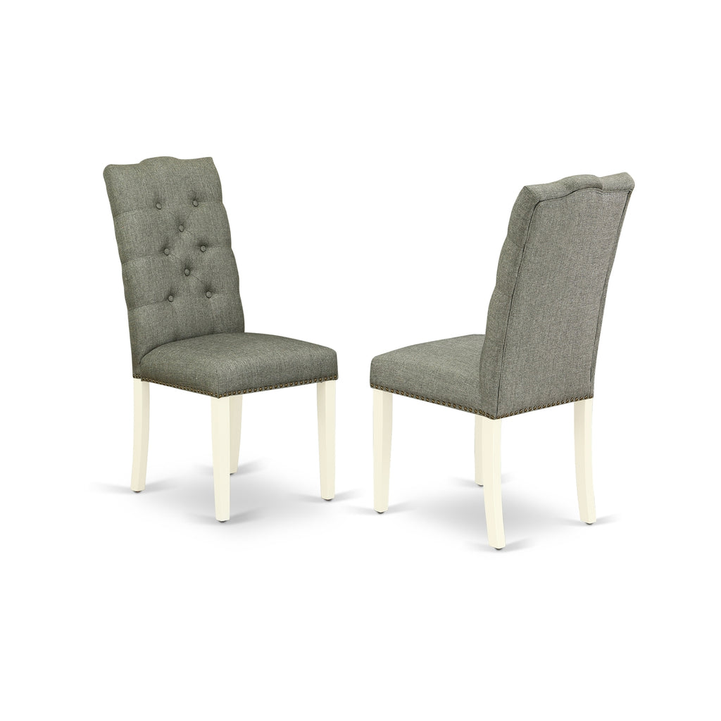 Linen White/Smoke 3-piece Wood Dining Set E828094