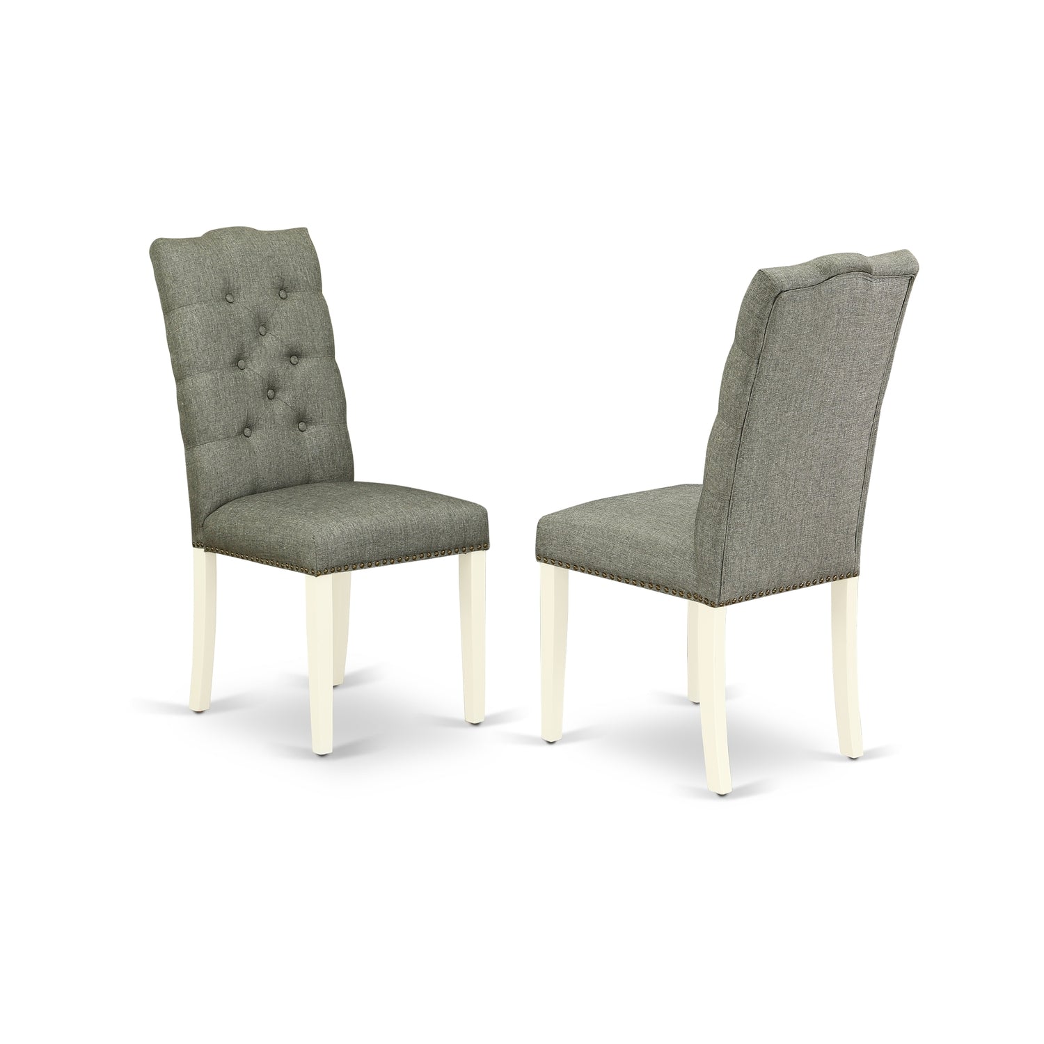 Linen White/Smoke 3-piece Wood Dining Set E828094