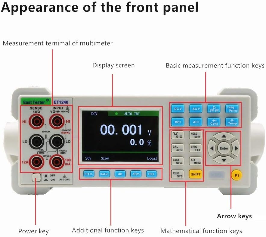 Benchtop Multimeter Digital Multimeter Voltage Tester Y36882