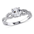 14K White Gold Infinity Ring O692087