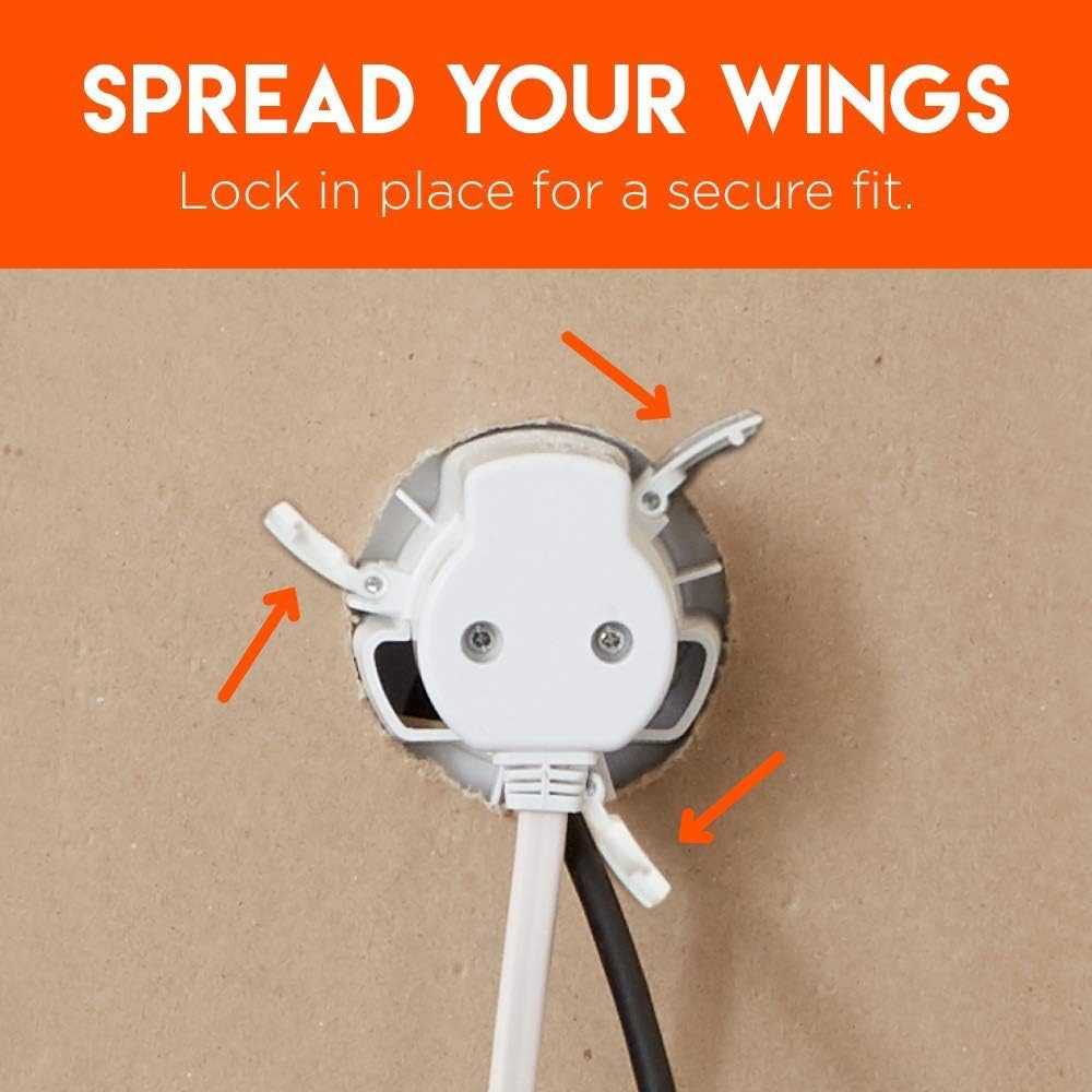 In-Wall Cable Concealer Kit with Hole Saw Drill Attachment, Pack of 2 U2055