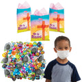 604ct Religious Egg Hunt Kit for 50 with Face Masks D443