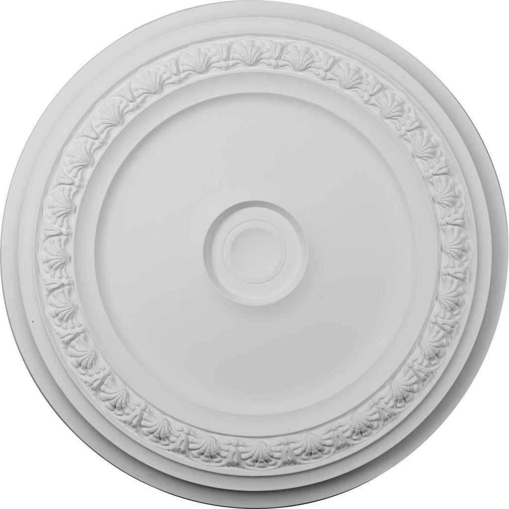 31 1/8x22OD x 1 1/2x22P Ceiling Medallion Hand-Painted Stone J38165