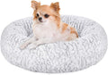 Calming Donut Dog Bed Round Fluffy Plush Washable Cuddler Pack of 2 B22075