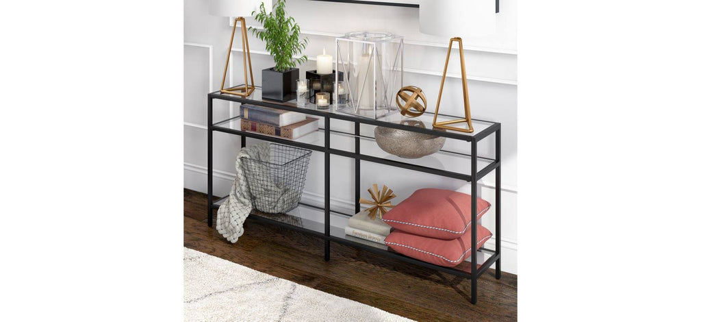 Blackened Bronze Console Table Y911406