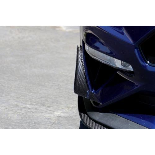 Carbon Fiber Front Bumper Canards K7255