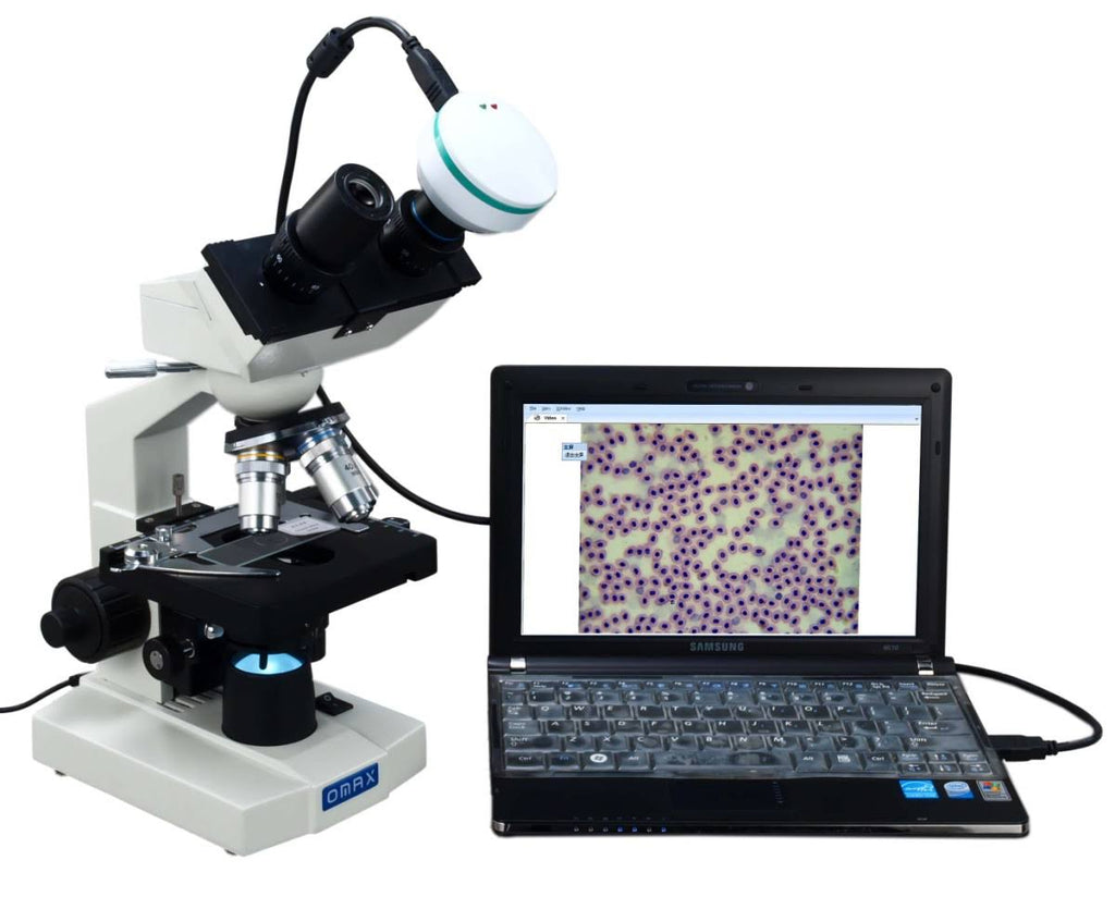 40X-1600X Binocular Compound Microscope with 2.0mp USB Camera G403230