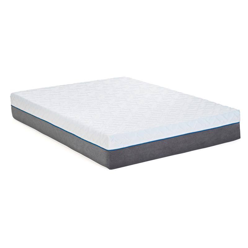 White Twin Long Memory Foam Mattress B86100