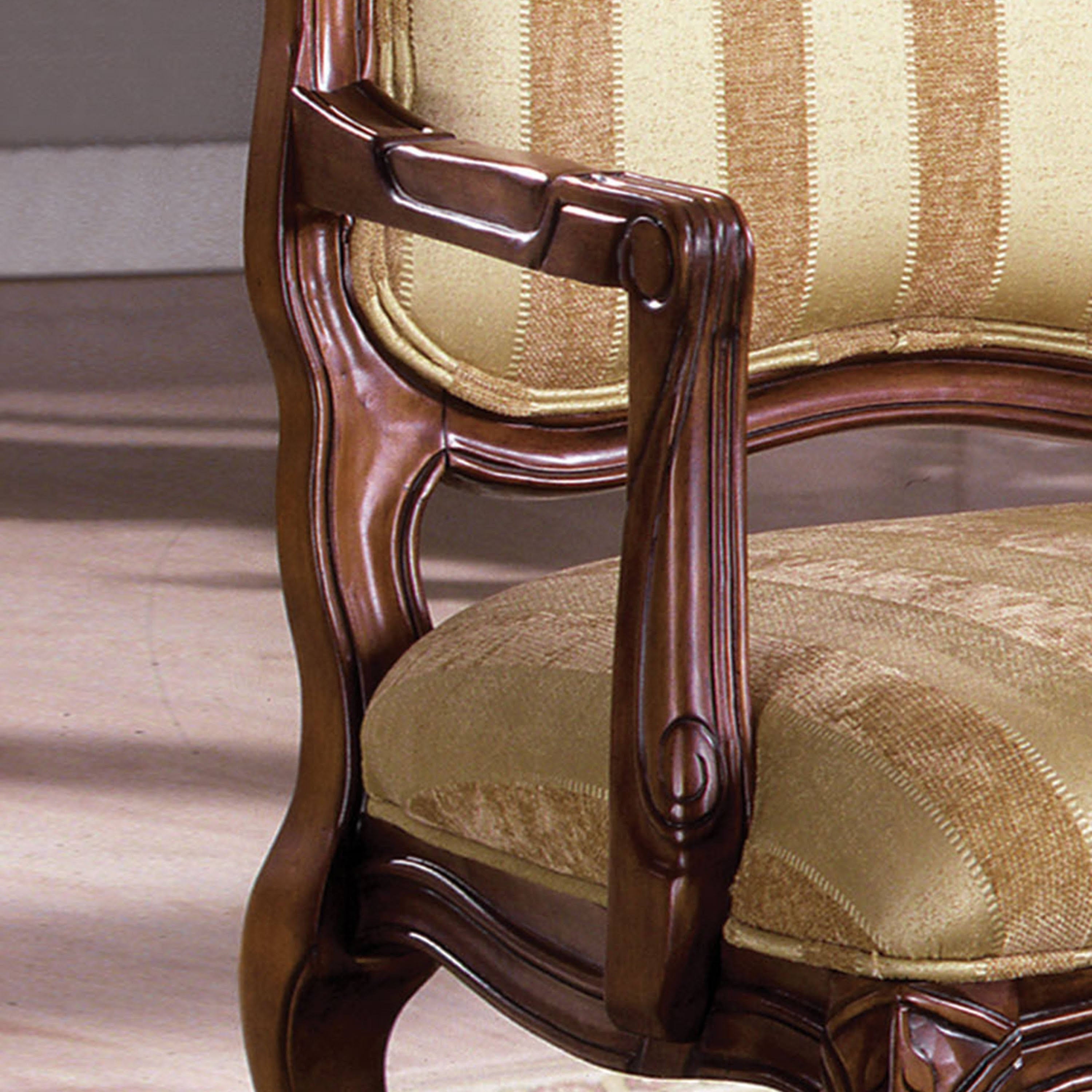 Antique Oak Accent Chair A39698