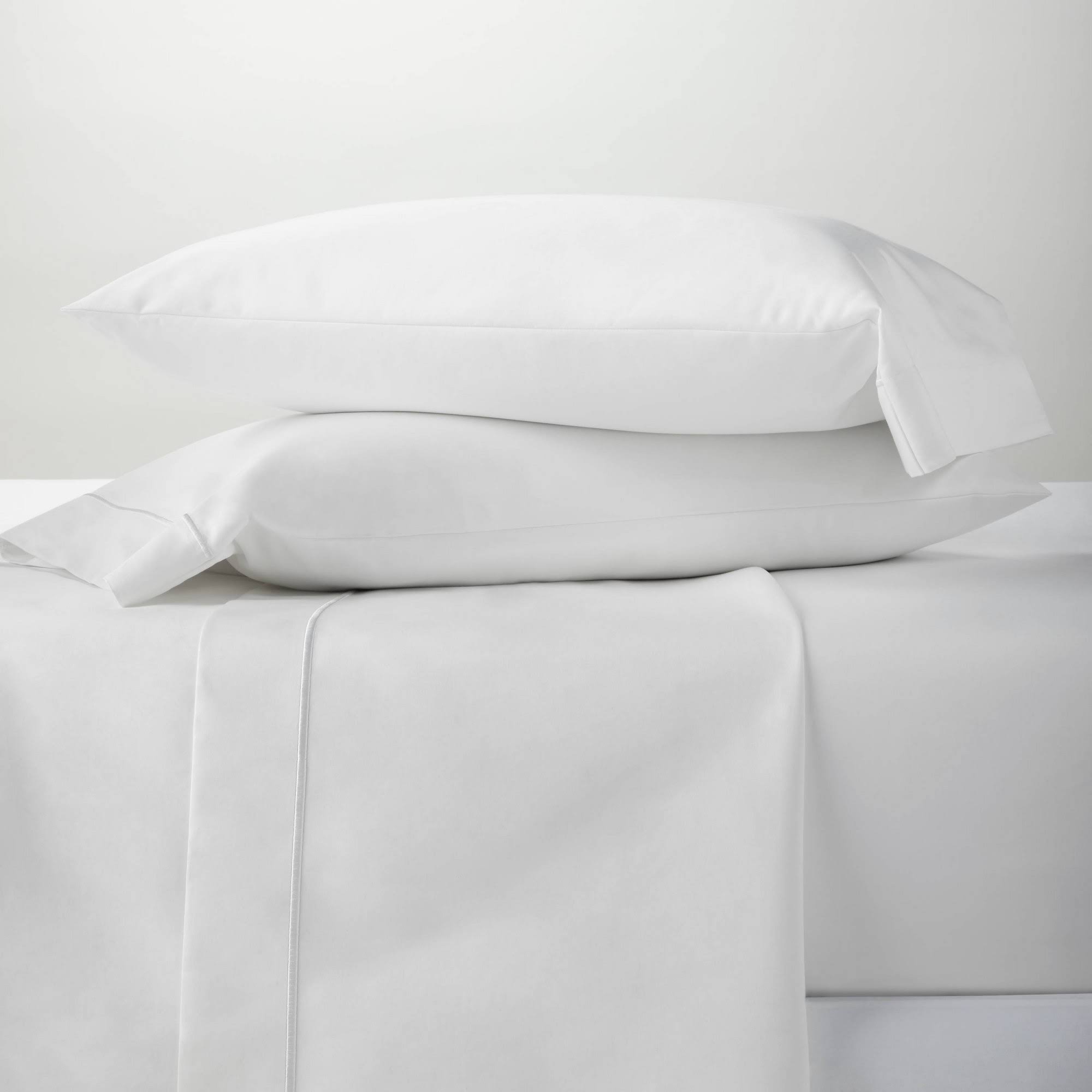 California King 6pc 1000 Thread Count Solid Sheet Set True White M82671