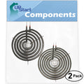 2-Pack 8 inch 6 Turns & 6 inch 5 Turns Surface Burner Elements T576074