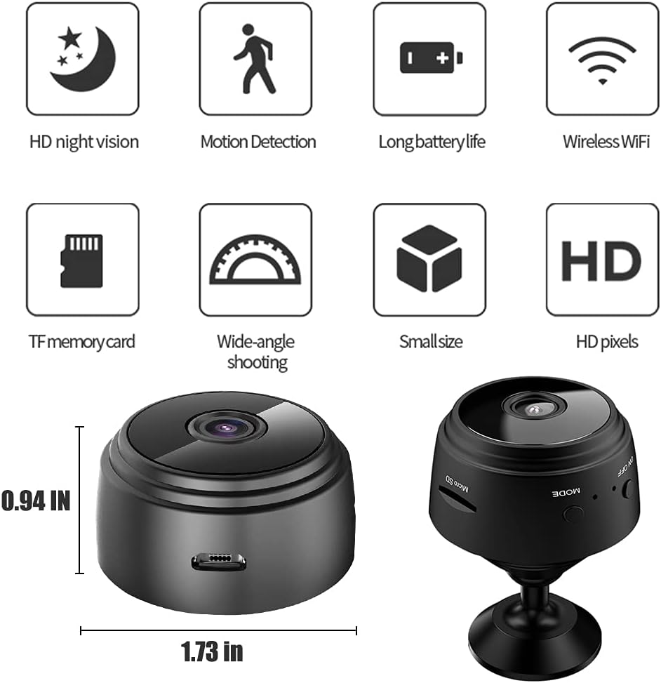 2 Pack 1080P HD WiFi Security Camera T2428