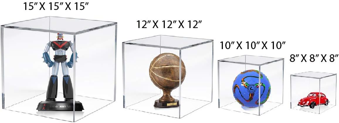 Clear Acrylic Display Cube Pack of 2 10 Inches U646971