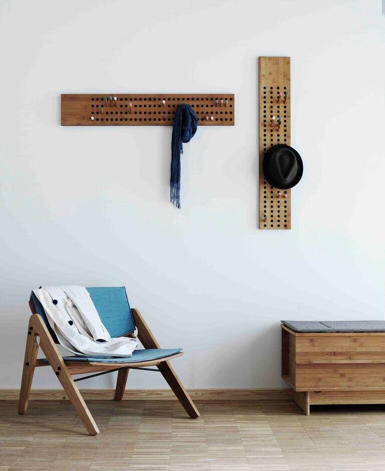 Bamboo Nature Coat Rack Y40032
