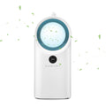 Portable Air Conditioner Cooler Fan Humidifier with LED Indicator & Temperature Display - Blue R7074