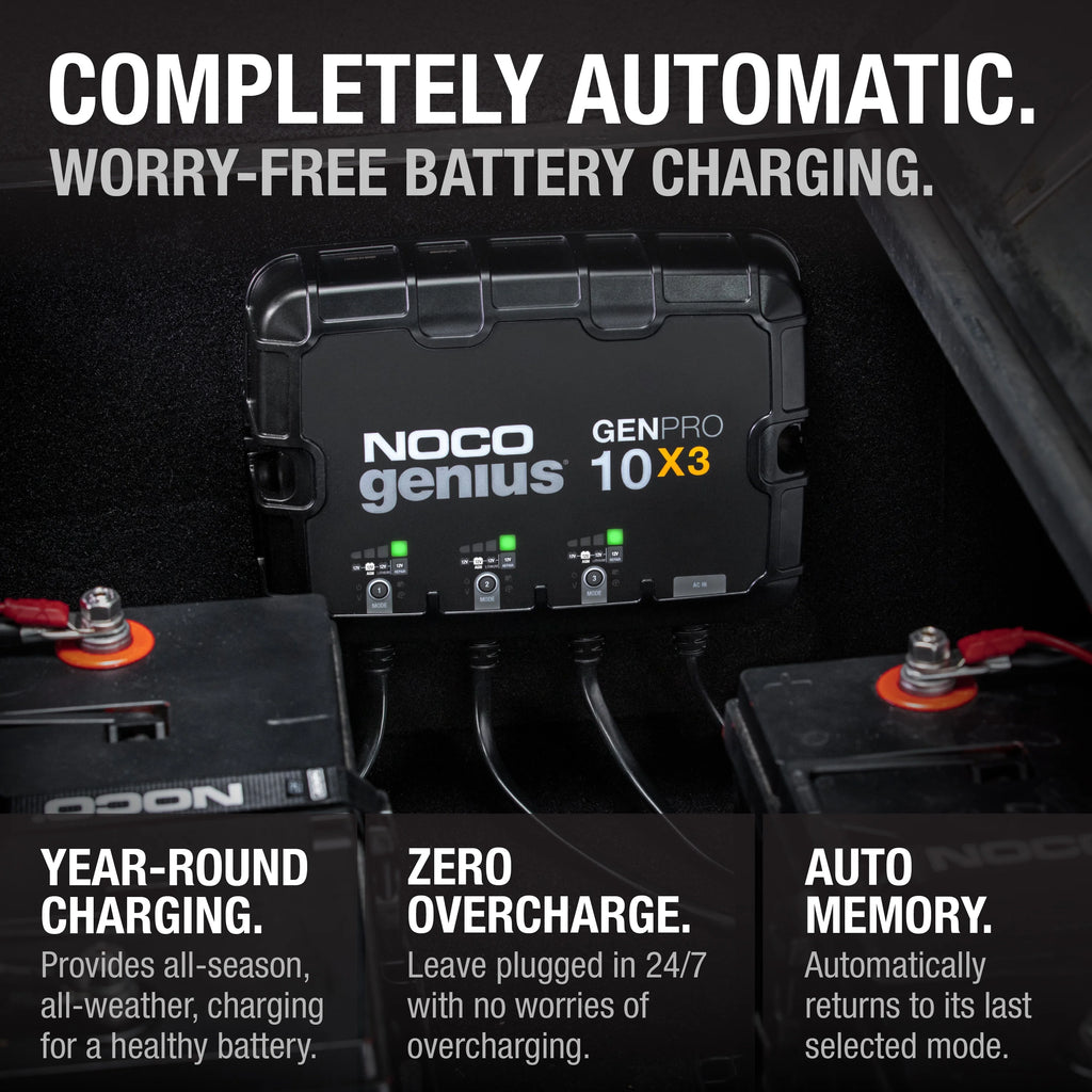 3-Bank 30A 12V Onboard Battery Charger O787