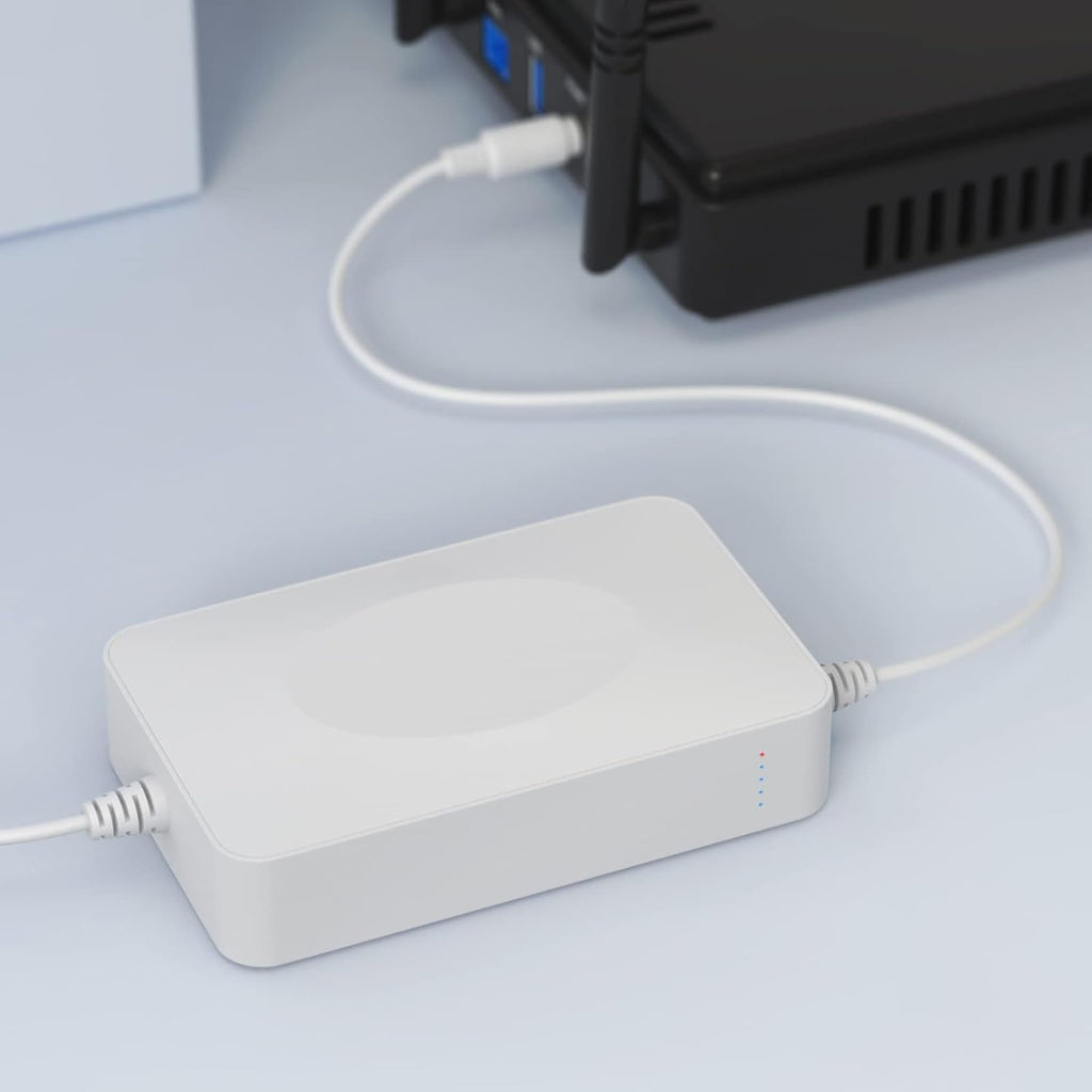 Rechargeable UPS Battery Backup 15000mAh DC 12V Router UPS with 2 A Charger G26680