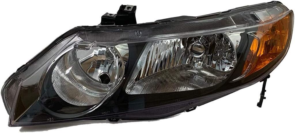 2006-2008 Honda Civic Headlight Assembly Driver and Passenger Side Sedan A97118