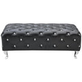 Tufted Bench - Black W370802