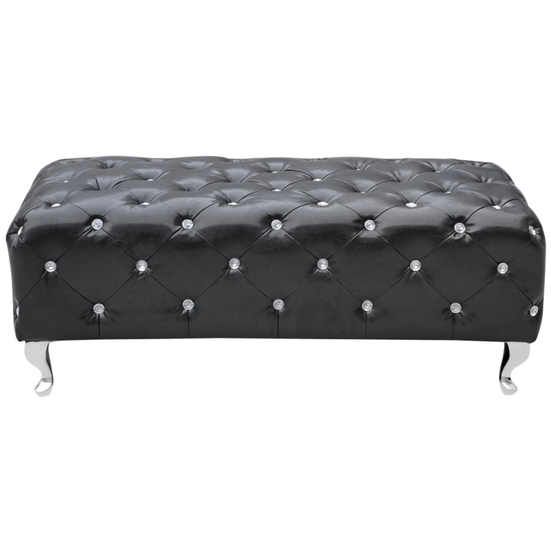 Tufted Bench - Black W370802