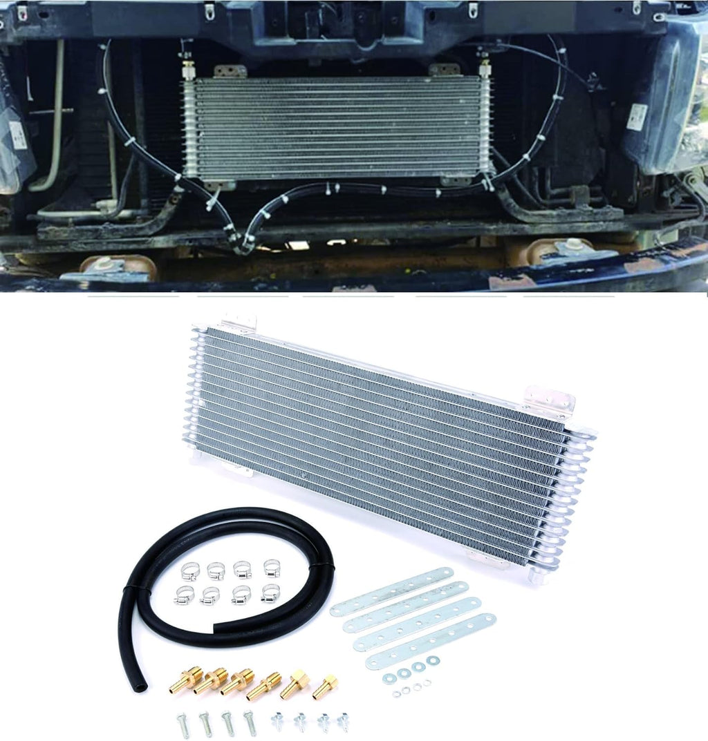 40,000 GVW Transmission Oil Cooler with Mounting Hardware Pack of 2 X84075